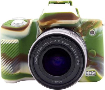 DIGICLIMBER Canon M50 Mark II Rubber Silicone Case Body Cover  Camera Bag(( Camouflage ))