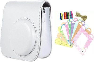Stela Instant Mini 12 with Pocket Protective Camera Case with Bunting white  Camera Bag(White)