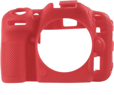 DIGICLAMBO D7500 silicone protective body camera cover for nikon d7500  Camera Bag(Red)