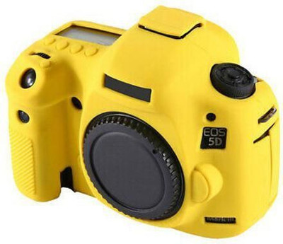 Camaura Silicone Cover Protective Camera Cover for 5D Mark IV Camera -YELLOW  Camera Bag(Yellow)