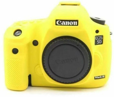 Camaura Silicone Cover Protective Camera Cover for 5D Mark III Camera -Yellow  Camera Bag(Yellow)