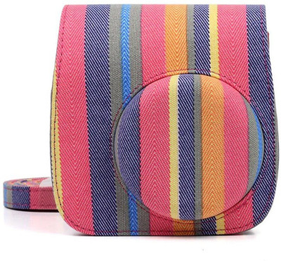 Stela Mini 11 INSTAX Camera Pouch Bag (Colorful Stripe)  Camera Bag(Multicolor)