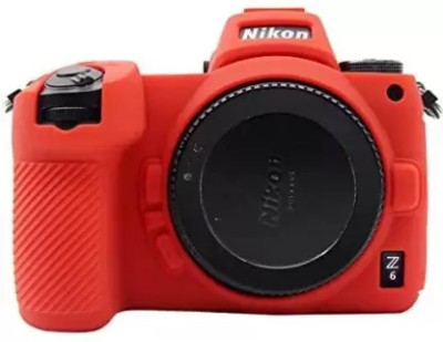 DIGICLIMBER Silicon Cover protective Camera case Cover for Nikon Z6  Camera Bag(Red)