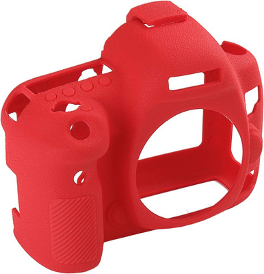 DIGICLIMBER Silicon Cover protective Camera case Cover for 5D Mark IV  Camera Bag(Red)