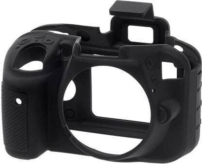Picmaa D3400 Camera silicone body protective rubber case cover for Ni_kon Camera  Camera Bag(Black)