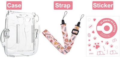 Stela Instax mini 11 camera crystal Transparent case bag  Camera Bag(Transparent)