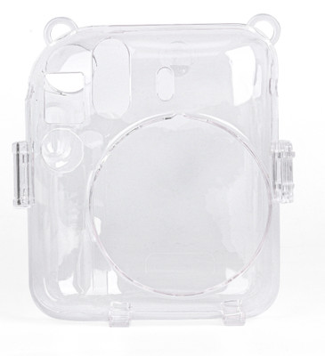 Zikkon Instax Mini 12 Crystal Protective Casewith colorful strap  Camera Bag(Transparent)