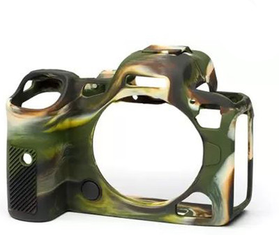 Amabu R6 Mark II Camera silicone rubber Protective case cover for R6 Mark 2 canon  Camera Bag(Camouflage)