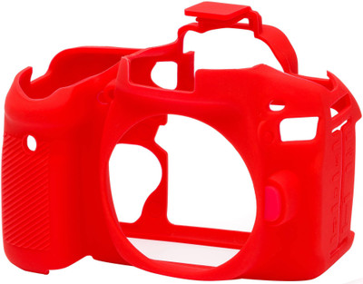 Picmaa Camera Silicone Protective Camera Case Cover Compatible with 80D (Red)  Camera Bag(Red)
