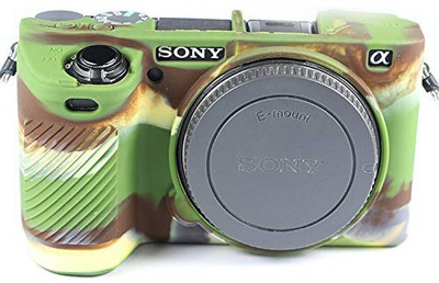 Picmaa A6500 camera silicone protective body camera cover for So_ny Camera  Camera Bag(Camouflage)