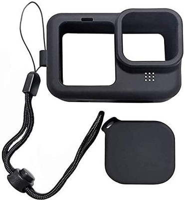 digiclicks Silicone Rubber Protective Case (only cover) for Gopro Hero 10 / GoPro Hero 9 Black  Camera Bag(Black)