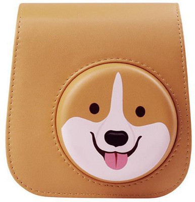 Stela Mini 11 brown corgi Instax Camera Pouch Bag  Camera Bag(Brown)