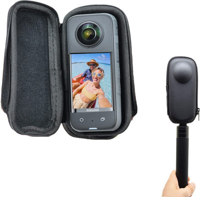 Yantralay Portable Hard Carrying Travel Case Compatible for Insta 360 One X/X2 Accessories  Camera Bag(Black)