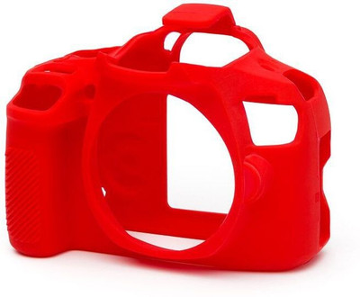 Camstuffs 1300d camera silicone protective body camera cover for canon 1300d camera  Camera Bag(Red)
