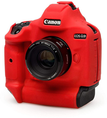 easyCover Silicone Protection Camera case for Canon 1DX Mark III / 1DX Mark II / 1DX  Camera Bag(Red)