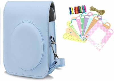 Stela Instant Mini 12 with Pocket Protective Camera Case with Bunting blue  Camera Bag(Blue)