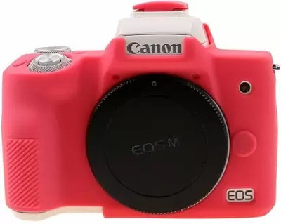 Digicom M50 camera silicone protective rubber body camera cover for Canon EOS  Camera Bag(Pink)