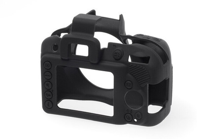 Picmaa Camera Silicone Protective Camera Case Cover Compatible with Ni_kon D3300 Black  Camera Bag(Black)