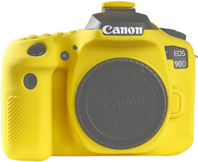 DIGICLIMBER Canon EOS 90D Compatible 90D Color Yellow Best quality Only Silicon Camera Cover  Camera Bag(Yellow)