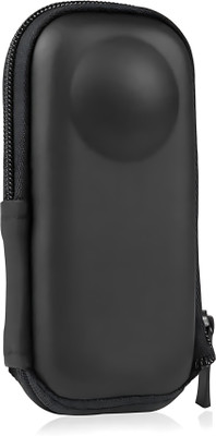 TECHYSPOT Hard Carrying Bag Case for Insta360 ONE X, X2, X3 - Double Layer Lens Protection  Camera Bag(Black)