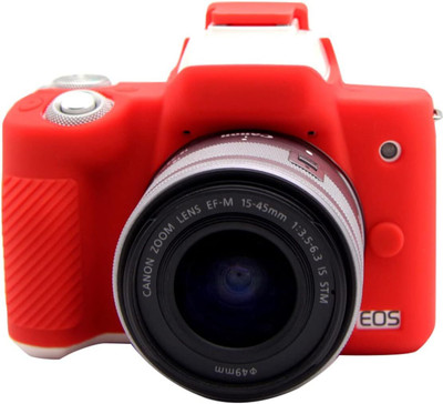 DIGICLAMBO M50 camera silicone protective rubber body camera cover for Canon EOS  Camera Bag(Red)