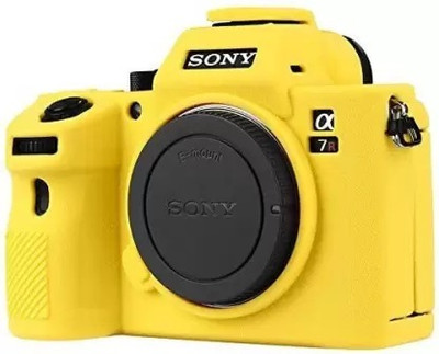 digiclicks camera cover A7MIII silicone protective body camera cover Compatible With sony  Camera Bag(Yellow)