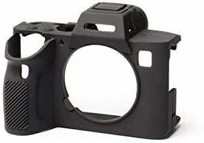 Lamkoti A7M4 camera silicon protective rubber body cover for Sony A7M4  Camera Bag(Black)