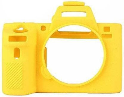 Camaura Silicone Rubber Camera Cover for Sony A7 III A7R III ILCE Alpha A7S III A7M3 XJPT-A7III  Camera Bag(Yellow)