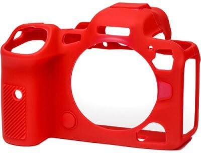 Picmaa R6 Camera silicon protective rubber body cover for Ca_non R6 camera  Camera Bag(Red)