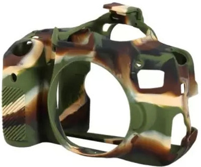 DIGICLAMBO 750D Camera Silicone Protective Camera Case Cover Compatible with Canon 750D  Camera Bag(Camouflage)