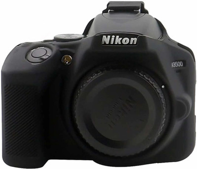 Camaura Silicone Cover Protective Camera Case Cover for D3500 Camera Case- Black  Camera Bag(Black)