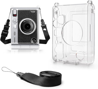Zeitel Clear Case for Fujifilm Instax Mini Evo Camera Transparent Protective Cover wit  Camera Bag(Clear)