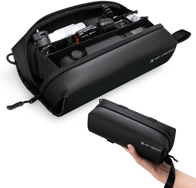 K&F Concept Carrying Case for DJI Osmo Pocket 3 Creator Combo | Portable Travel Storage Holder |  Camera Bag(Black)