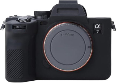 SUPERNIC Camera Body Skin Case Cover, Compatible with Sony A74 A7M4 A7IV (Black)  Camera Bag(Black)