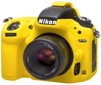 Camaura Silicon Cover Protective Camera case Cover Compatible for Nikon D750  Camera Bag(Yellow)
