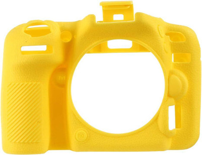 DIGICLAMBO D7500 Camera Silicone Protective Camera Case Cover Compatible with d7500  Camera Bag(Yellow)