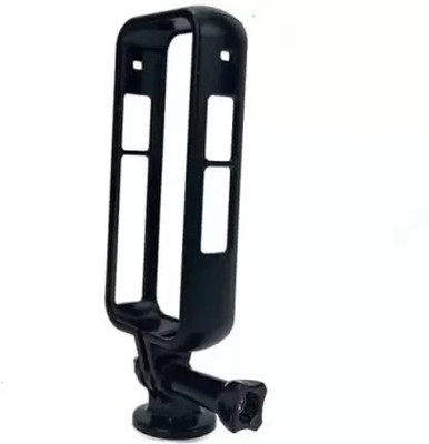 TECHGEAR Plastic Protective Frame Border Case with Adapter Mount for Insta 360 One X3 Action Camera Accessories,  Camera Bag(Black)