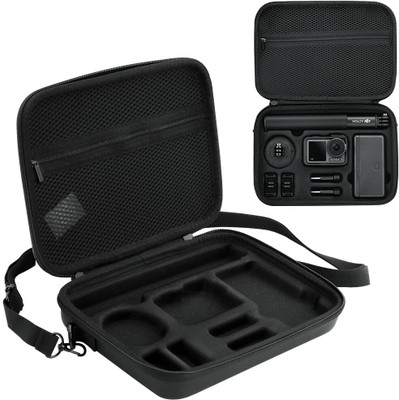 sannidhi Hard Shell Travel Case for DJI Osmo Action 3 and 4 Camera  Camera Bag(Black)