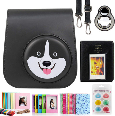 Zenko Mini 11 Black Husky Case Bundle with Album, Filters and Other Accessories  Camera Bag(Black Husky)