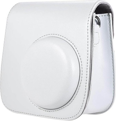 Stela Instax Mini 12 Protective Case PU Leather  Camera Bag(White)