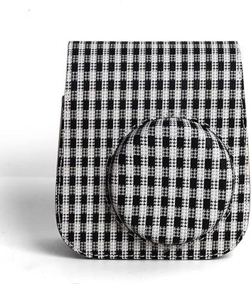 Stela MINI 11 INSTAX CAMERA POUCH BAG  Camera Bag(Black and white squares)