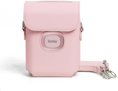 Zenko Instax Mini Compatible Link 2 Photo Printer PU Leather Protective Cover  Camera Bag(Pink)