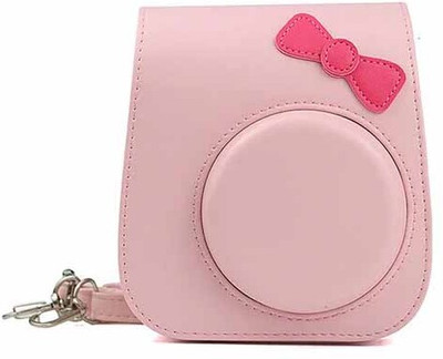 Stela MINI 11 INSTAX CAMERA POUCH BAG  Camera Bag(Pink bowknot)