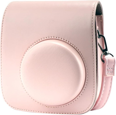 Stela Instax Mini 12 Protective Case PU Leather  Camera Bag(Pink)