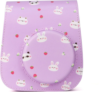 Stela MINI 11 INSTAX CAMERA POUCH BAG  Camera Bag(Lilac Purple Fruit animal)
