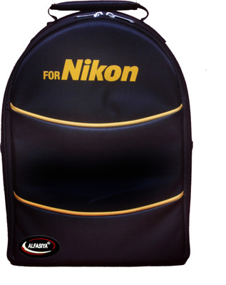 ALFASIYA Waterproof DSLR Backpack Camera Bag, Lens Accessories Carry Case for Nikon, Canon, Olympus, Pentax & Others-Made in India  Camera Bag(Black)