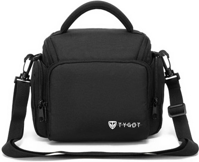 Tygot Water Resistant /Case Shoulder Strap Compatible for Nikon, Canon, Sony, Panasonic  Camera Bag(Black)