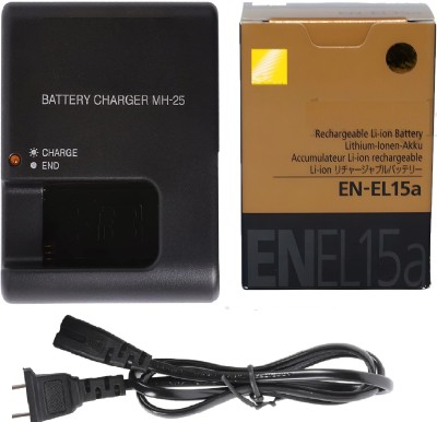 DIGICLIMBER Combo of MH-25 camera charger with EN-El-15A battery compatible with nikon  Camera Battery Charger(Black)