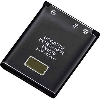Onkliq EN-EL10 Capacity of 740mah Rechargeable Lithium Ion Battery  Camera Battery Charger(Black)