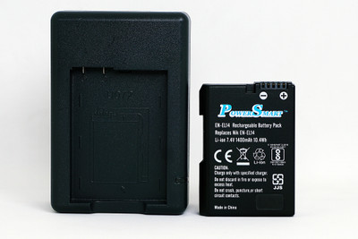 Power Smart Battery and Charger for Nikon EN-EL14 Nikon EN-EL14a and Nikon Coolpix D5600  Camera Battery Charger(Black)